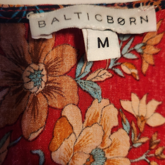 Baltic Born Leeanne Midi Dress Navy Multi Floral Boho Medium Maxi - Picture 15 of 15